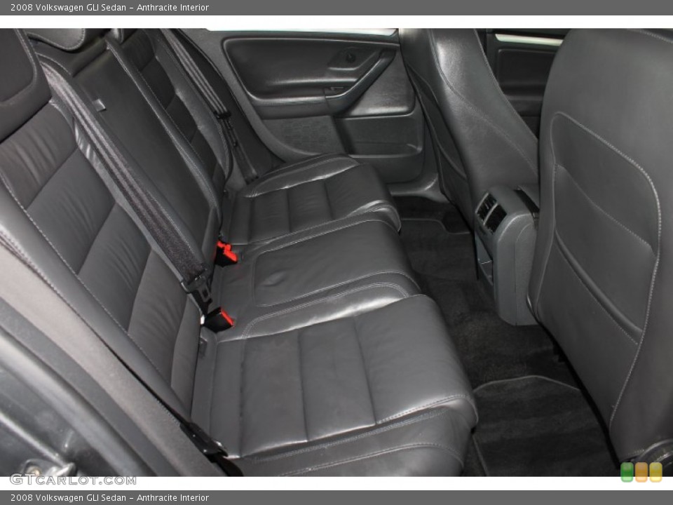 Anthracite Interior Rear Seat for the 2008 Volkswagen GLI Sedan #83620548