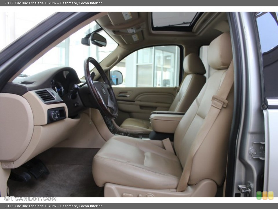 Cashmere/Cocoa Interior Front Seat for the 2013 Cadillac Escalade Luxury #83620551