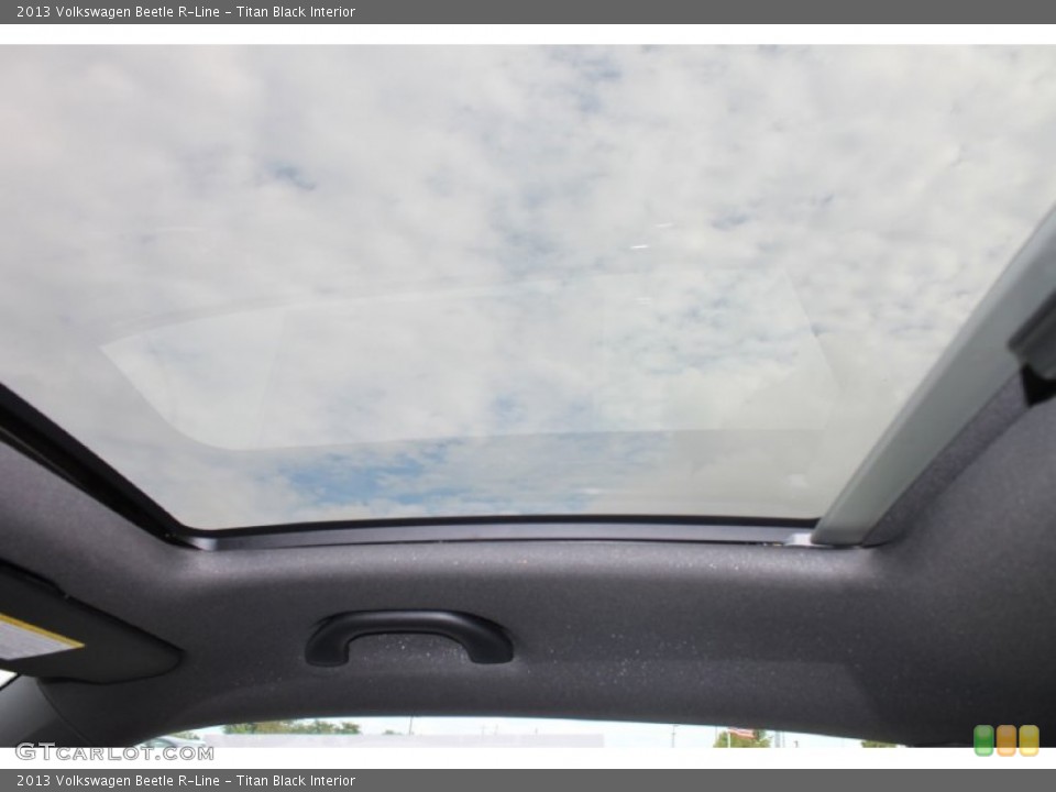 Titan Black Interior Sunroof for the 2013 Volkswagen Beetle R-Line #83621832