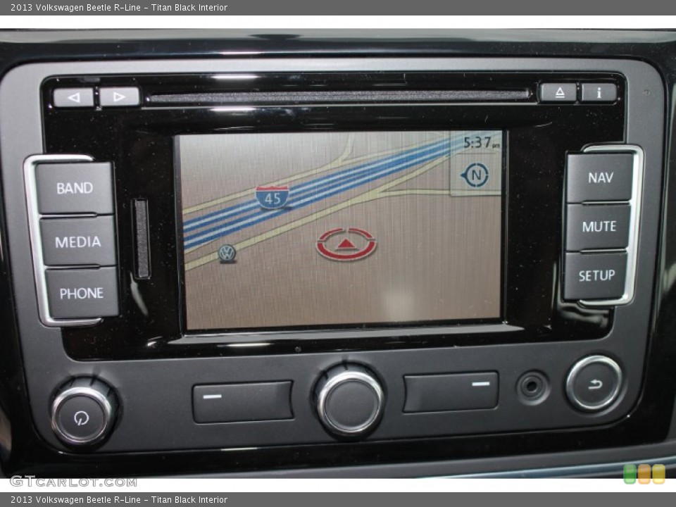 Titan Black Interior Navigation for the 2013 Volkswagen Beetle R-Line #83621838