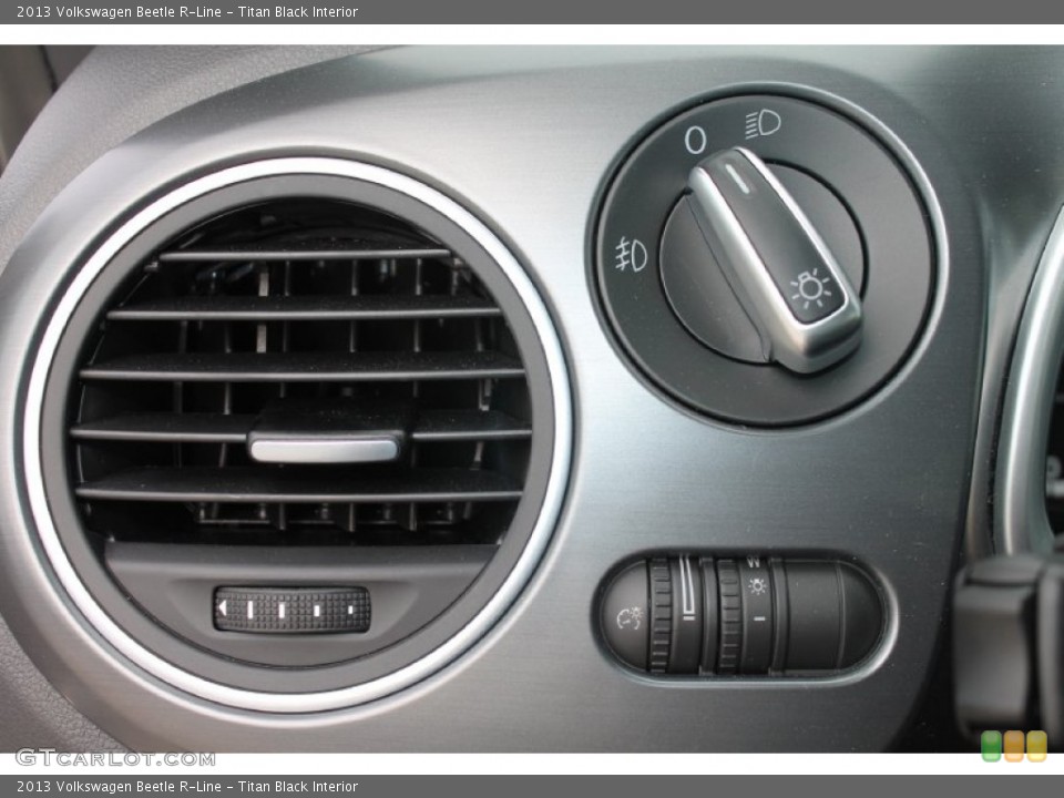 Titan Black Interior Controls for the 2013 Volkswagen Beetle R-Line #83621883