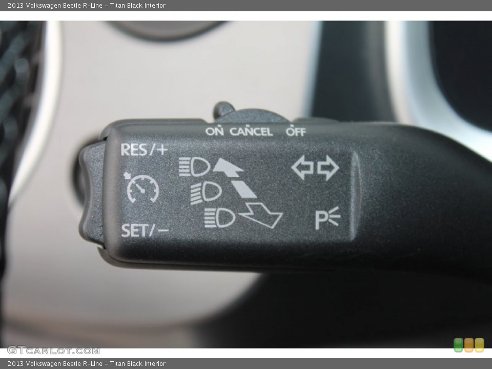 Titan Black Interior Controls for the 2013 Volkswagen Beetle R-Line #83621889