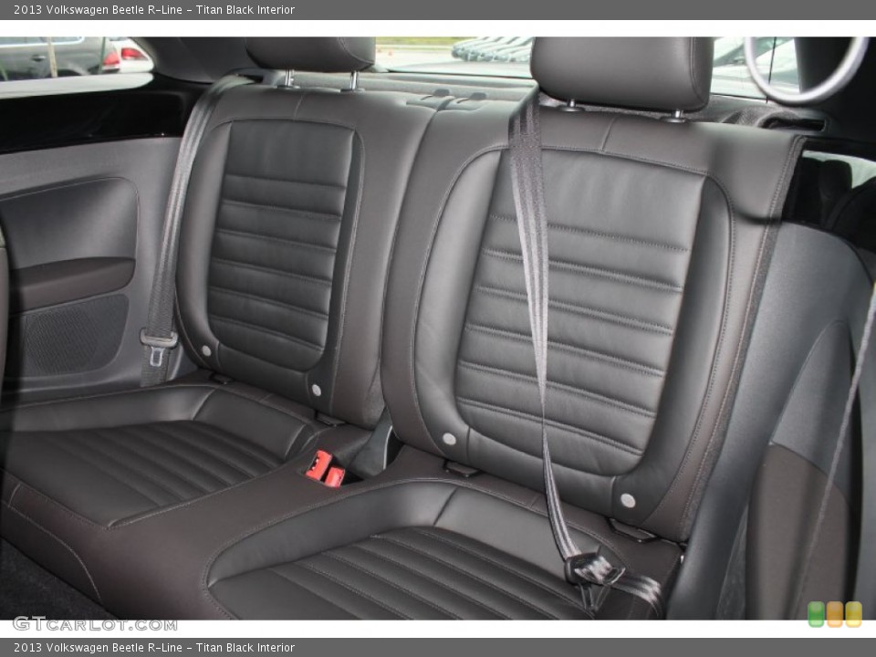 Titan Black Interior Rear Seat for the 2013 Volkswagen Beetle R-Line #83621893