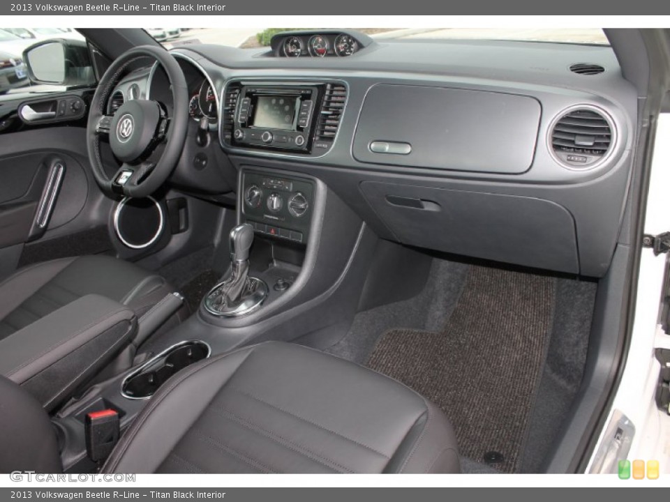 Titan Black Interior Dashboard for the 2013 Volkswagen Beetle R-Line #83621907