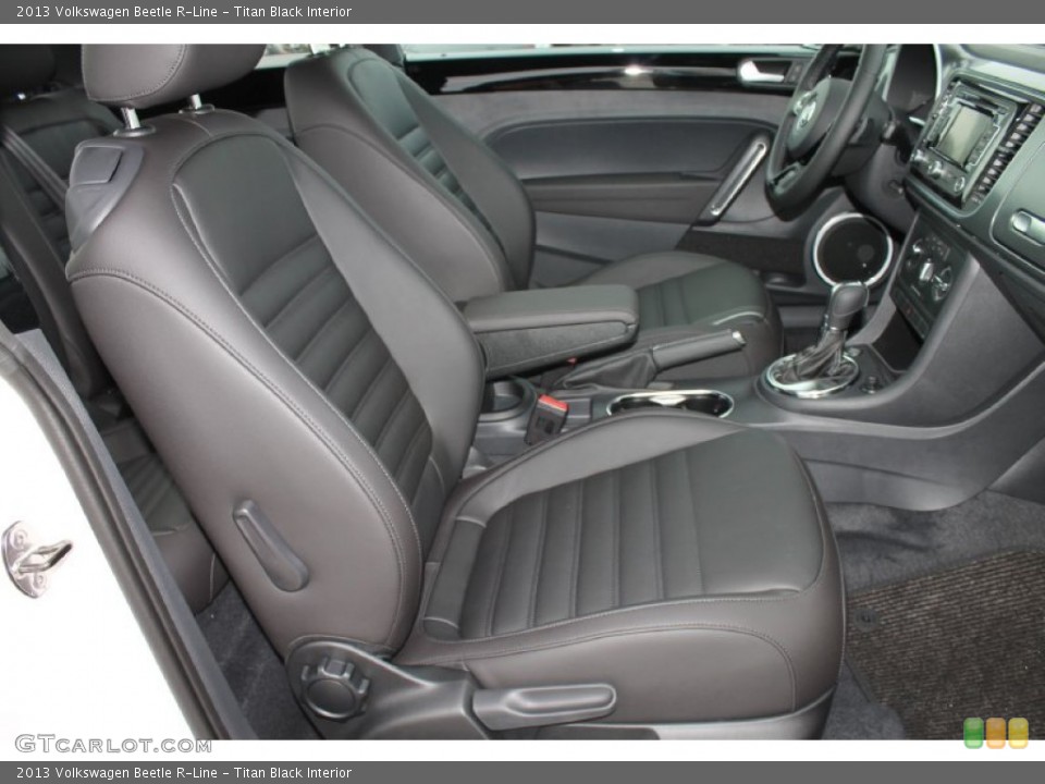 Titan Black Interior Front Seat for the 2013 Volkswagen Beetle R-Line #83621913