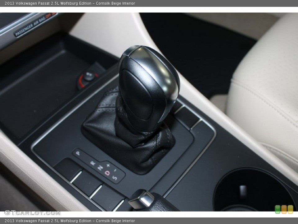 Cornsilk Beige Interior Transmission for the 2013 Volkswagen Passat 2.5L Wolfsburg Edition #83622540
