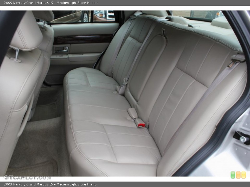 Medium Light Stone Interior Rear Seat for the 2009 Mercury Grand Marquis LS #83622876