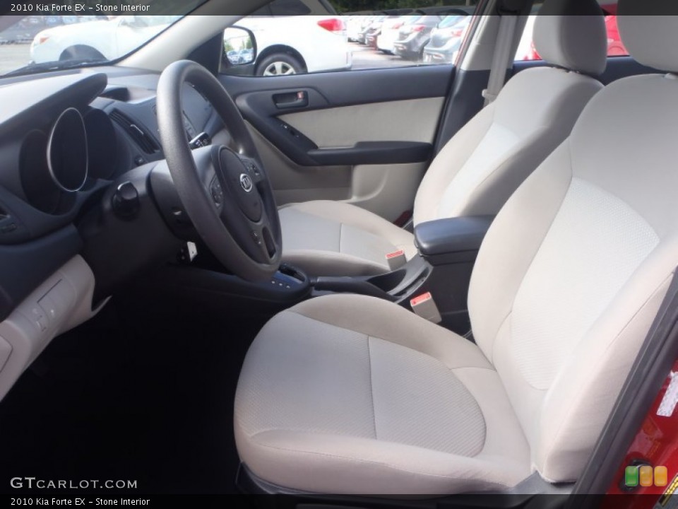 Stone Interior Front Seat for the 2010 Kia Forte EX #83624941