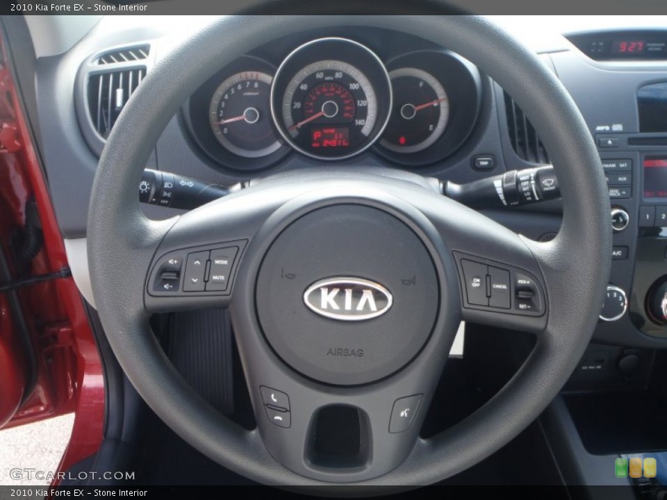 Stone Interior Steering Wheel for the 2010 Kia Forte EX #83624965