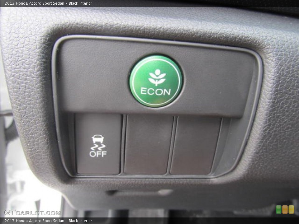 Black Interior Controls for the 2013 Honda Accord Sport Sedan #83625259