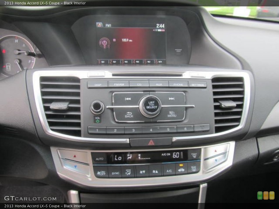 Black Interior Controls for the 2013 Honda Accord LX-S Coupe #83625630