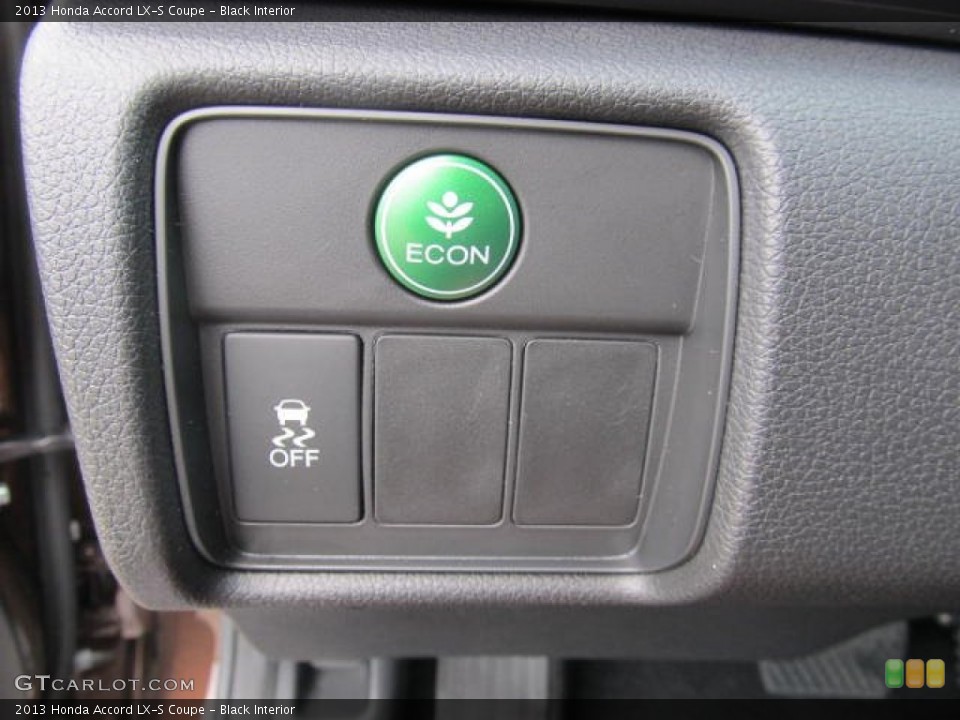 Black Interior Controls for the 2013 Honda Accord LX-S Coupe #83625673