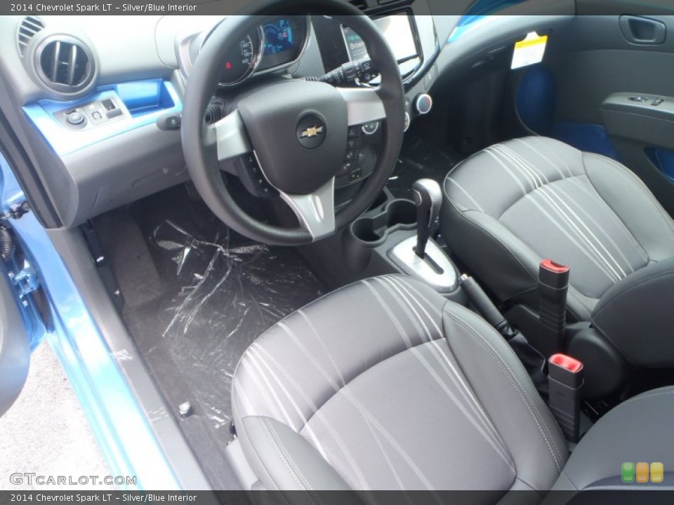 Silver/Blue Interior Prime Interior for the 2014 Chevrolet Spark LT #83626807