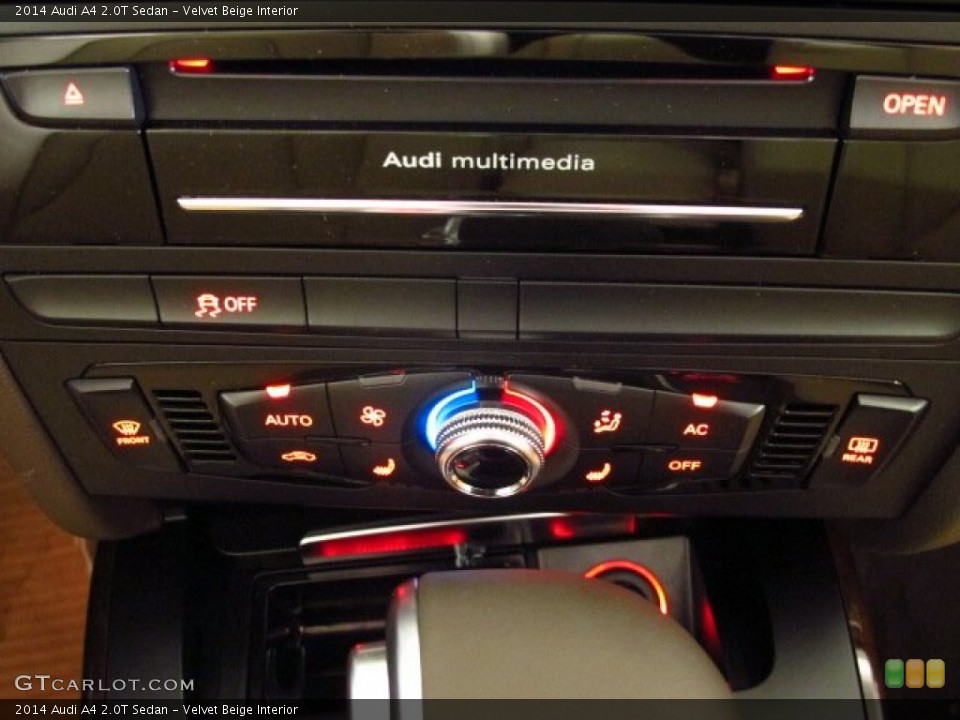 Velvet Beige Interior Controls for the 2014 Audi A4 2.0T Sedan #83627983