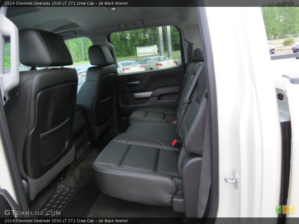 Jet Black Interior Rear Seat for the 2014 Chevrolet Silverado 1500 LT Z71 Crew Cab #83628295