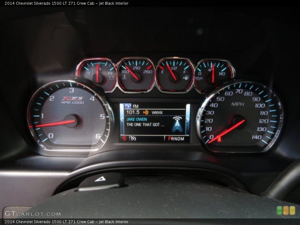 Jet Black Interior Gauges for the 2014 Chevrolet Silverado 1500 LT Z71 Crew Cab #83628373