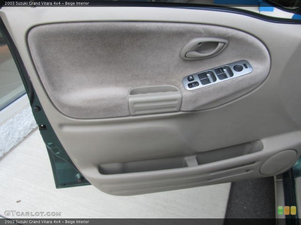 Beige Interior Door Panel for the 2003 Suzuki Grand Vitara 4x4 #83628481