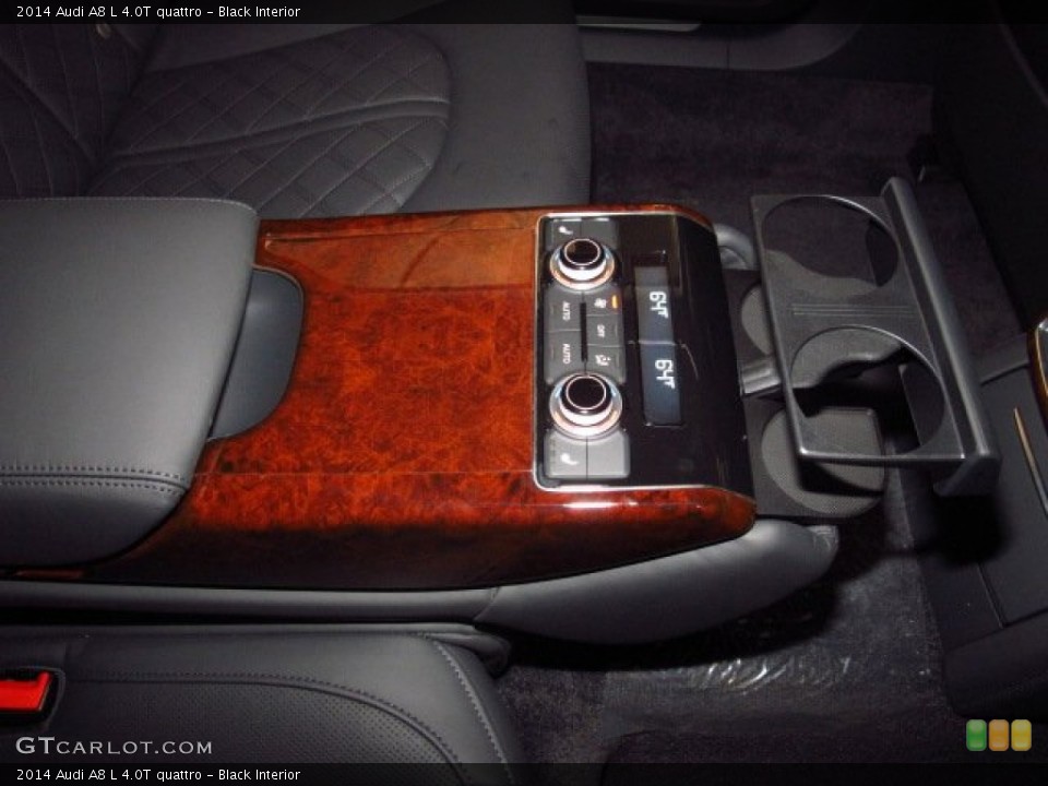 Black Interior Controls for the 2014 Audi A8 L 4.0T quattro #83628579