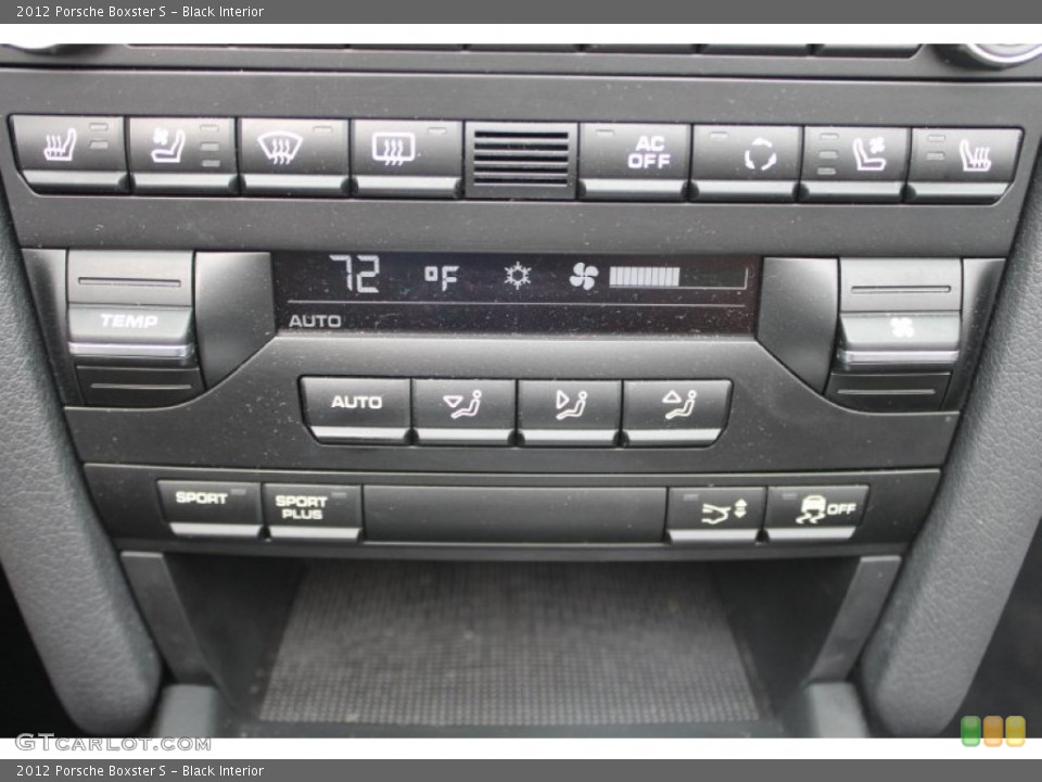 Black Interior Controls for the 2012 Porsche Boxster S #83629393