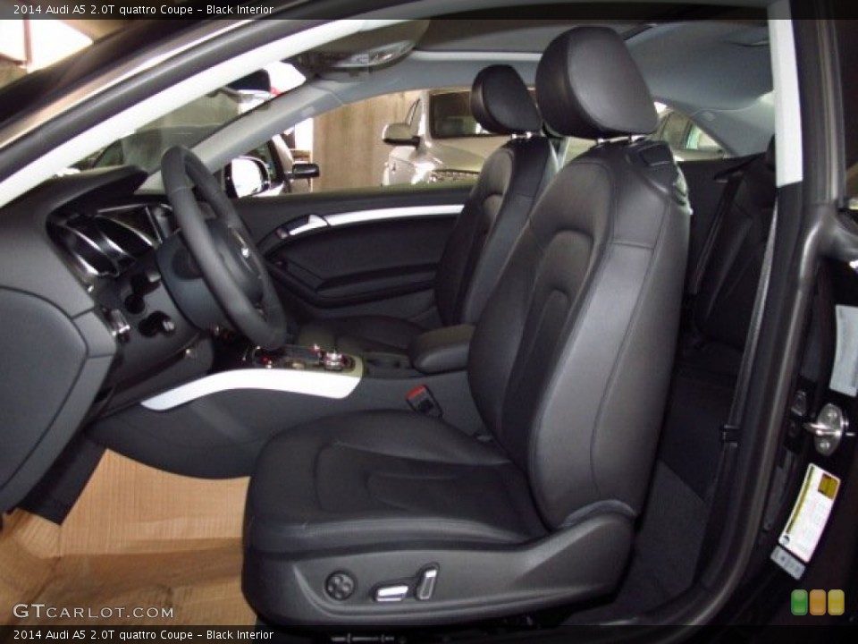 Black Interior Front Seat for the 2014 Audi A5 2.0T quattro Coupe #83630794