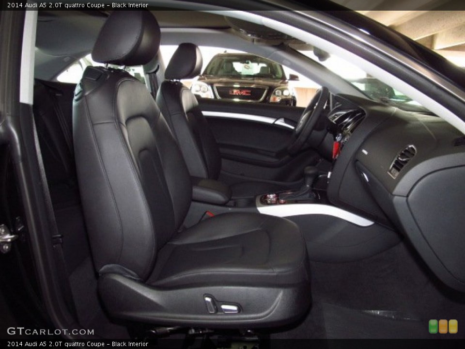 Black Interior Front Seat for the 2014 Audi A5 2.0T quattro Coupe #83630834