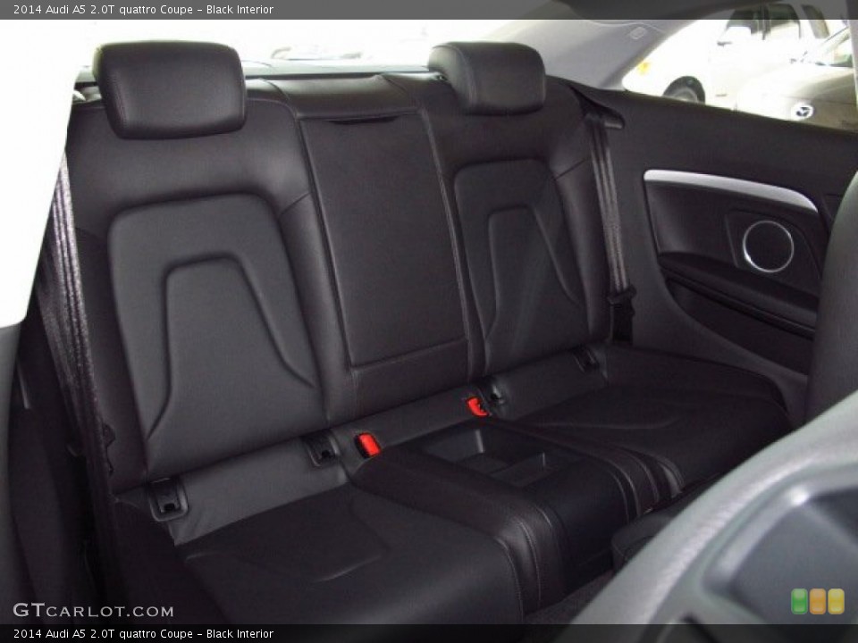 Black Interior Rear Seat for the 2014 Audi A5 2.0T quattro Coupe #83630858