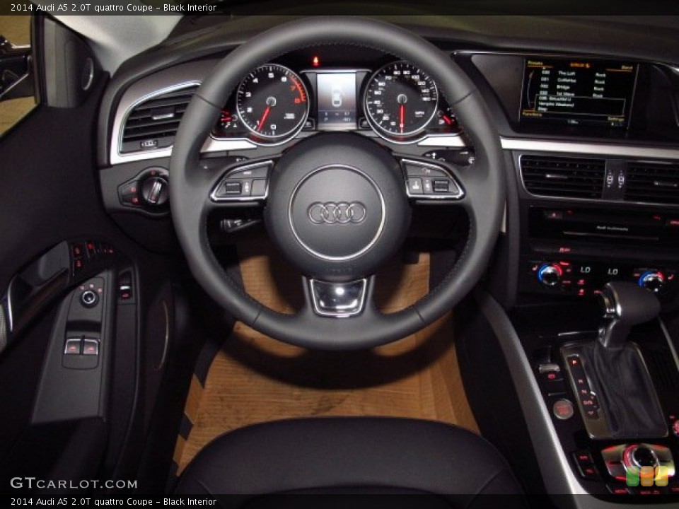 Black Interior Steering Wheel for the 2014 Audi A5 2.0T quattro Coupe #83630892