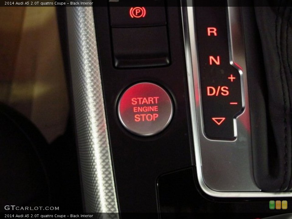 Black Interior Controls for the 2014 Audi A5 2.0T quattro Coupe #83631100