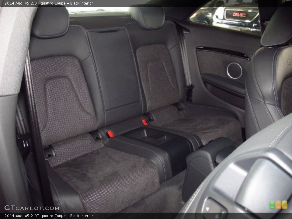 Black Interior Rear Seat for the 2014 Audi A5 2.0T quattro Coupe #83631581