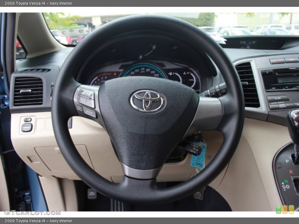 Ivory Interior Steering Wheel for the 2009 Toyota Venza I4 #83631928