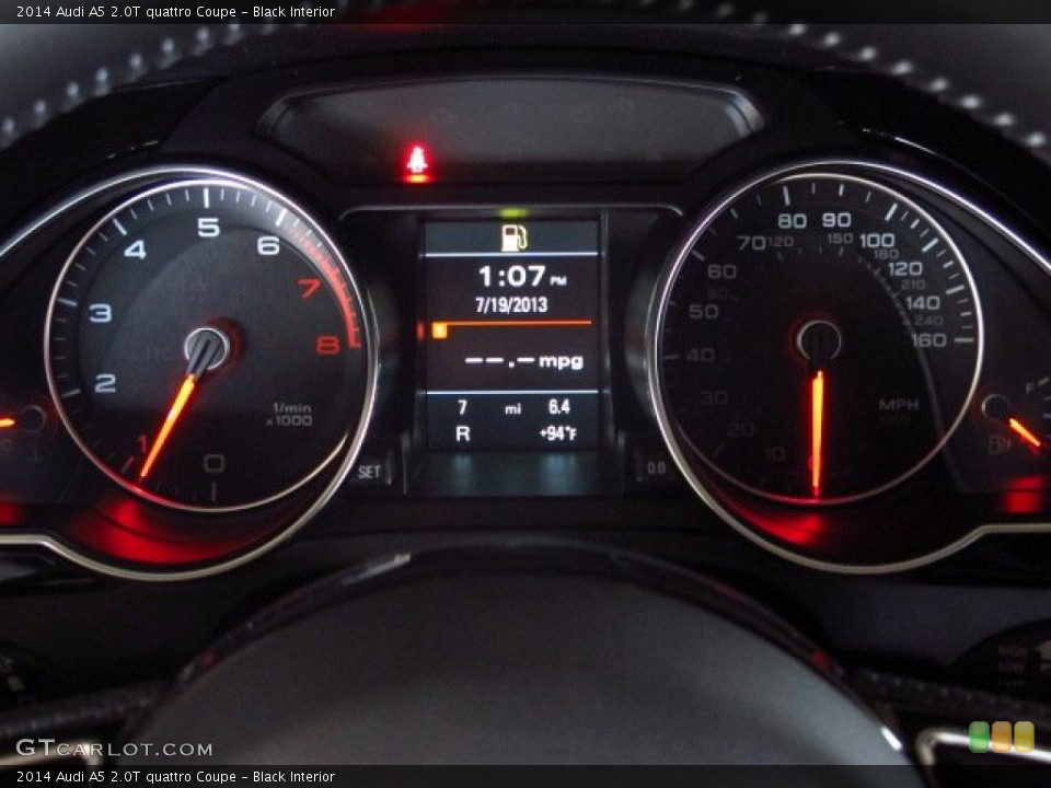 Black Interior Gauges for the 2014 Audi A5 2.0T quattro Coupe #83631970