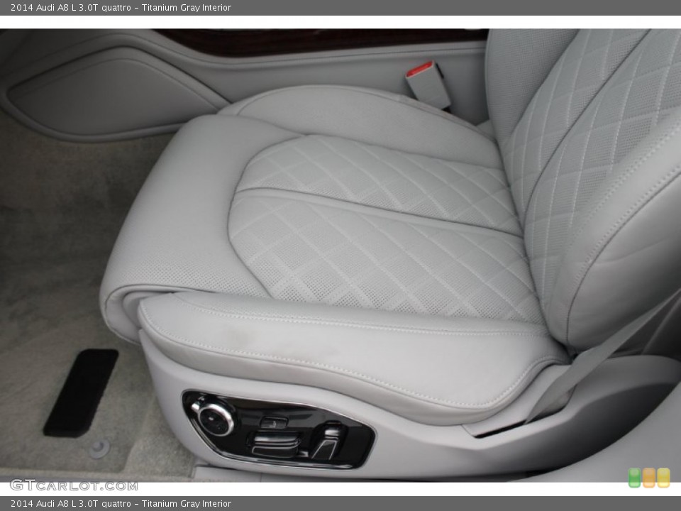 Titanium Gray Interior Front Seat for the 2014 Audi A8 L 3.0T quattro #83632165