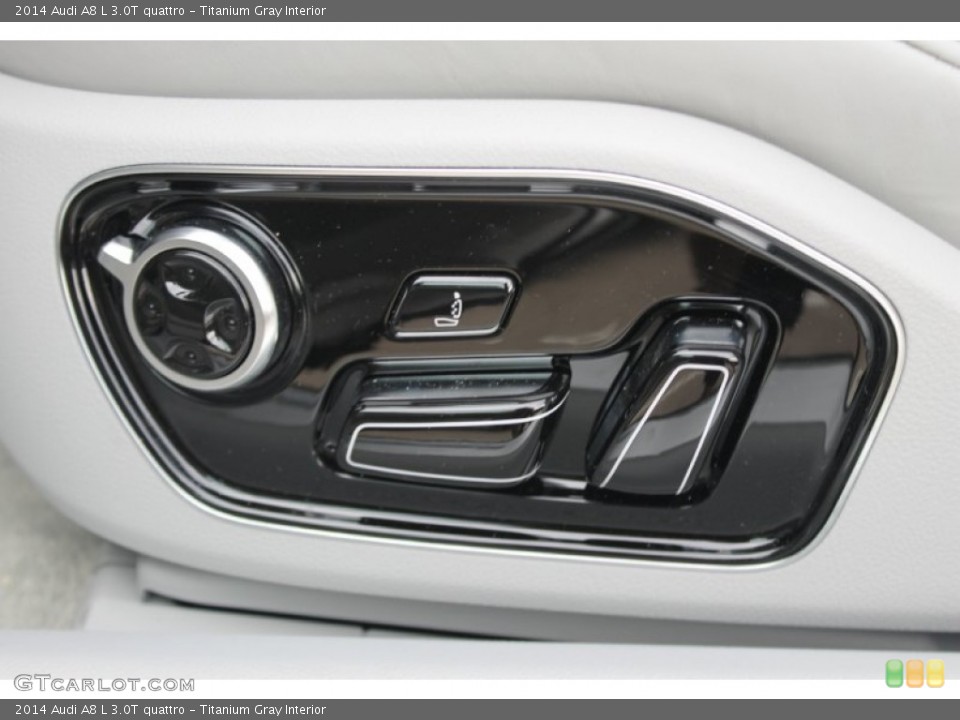 Titanium Gray Interior Controls for the 2014 Audi A8 L 3.0T quattro #83632186