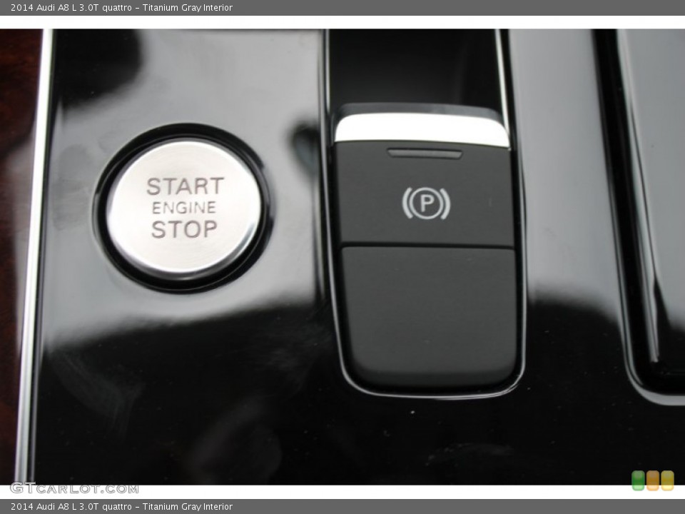 Titanium Gray Interior Controls for the 2014 Audi A8 L 3.0T quattro #83632354
