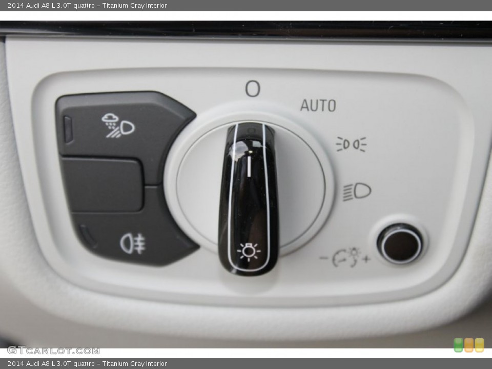 Titanium Gray Interior Controls for the 2014 Audi A8 L 3.0T quattro #83632450