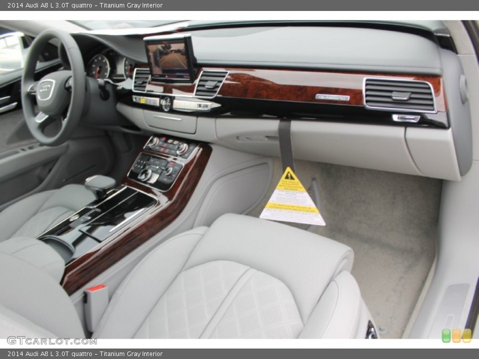 Titanium Gray Interior Dashboard for the 2014 Audi A8 L 3.0T quattro #83632624