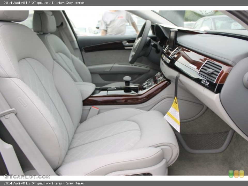 Titanium Gray Interior Front Seat for the 2014 Audi A8 L 3.0T quattro #83632648