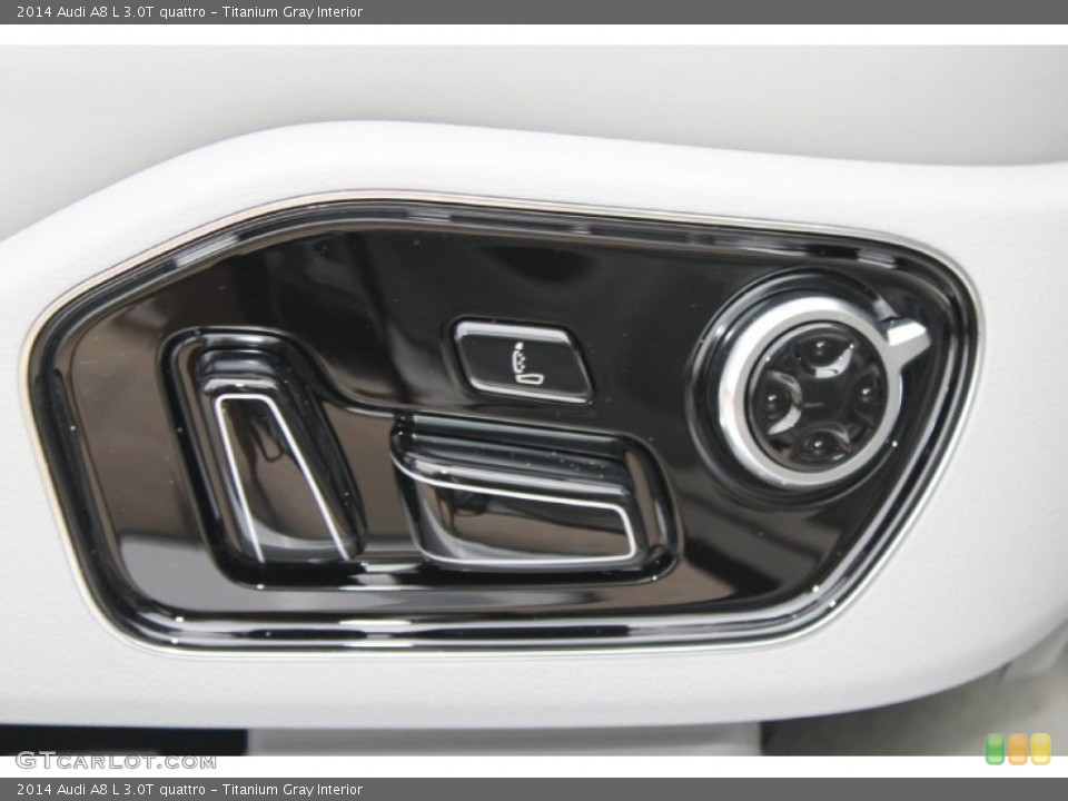 Titanium Gray Interior Controls for the 2014 Audi A8 L 3.0T quattro #83632703