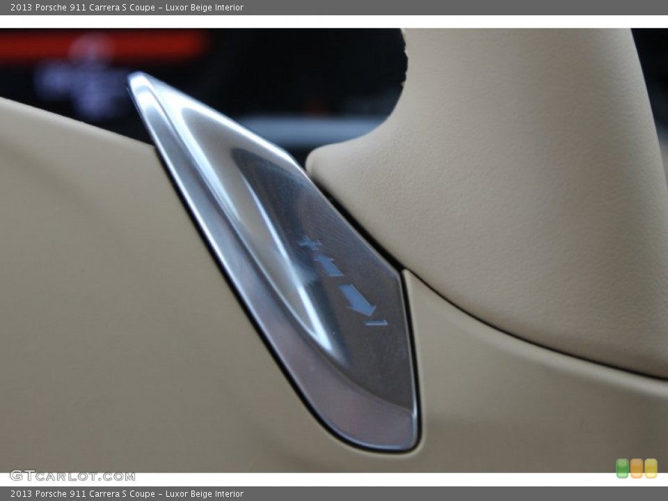 Luxor Beige Interior Controls for the 2013 Porsche 911 Carrera S Coupe #83633476