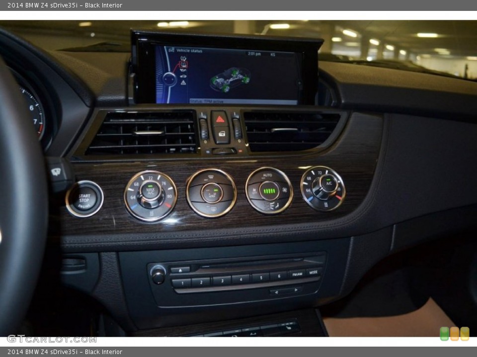 Black Interior Controls for the 2014 BMW Z4 sDrive35i #83634283
