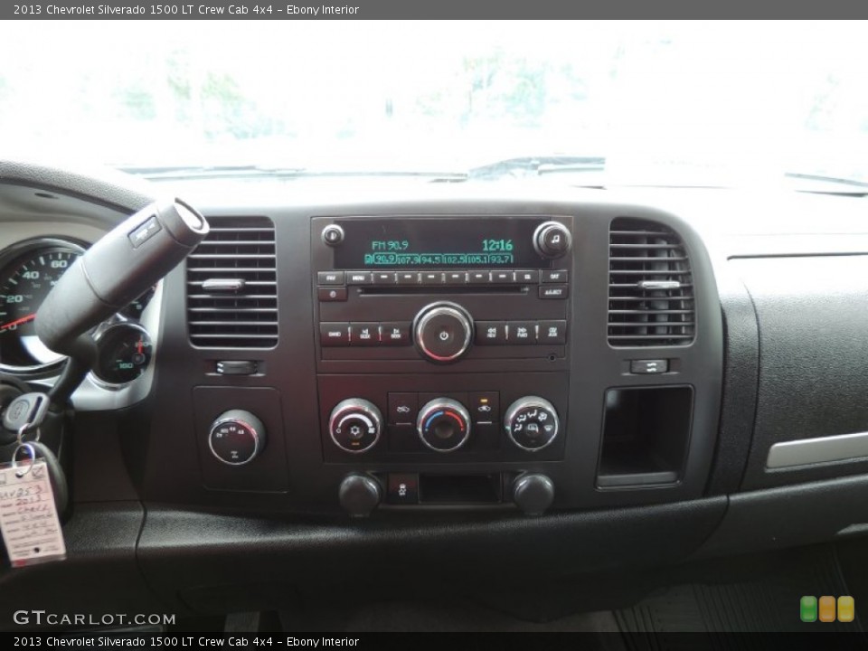 Ebony Interior Controls for the 2013 Chevrolet Silverado 1500 LT Crew Cab 4x4 #83635099