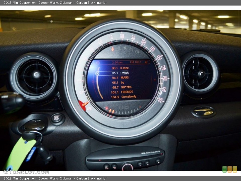 Carbon Black Interior Gauges for the 2013 Mini Cooper John Cooper Works Clubman #83636560