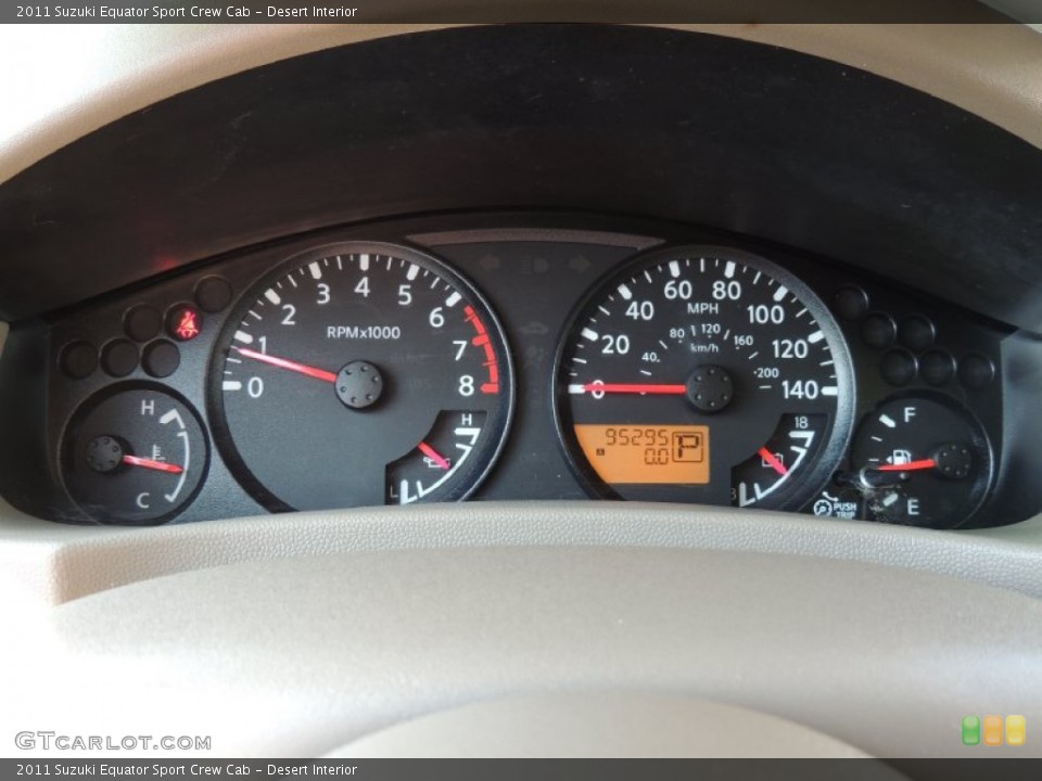 Desert Interior Gauges for the 2011 Suzuki Equator Sport Crew Cab #83638185