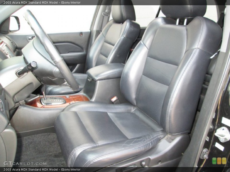 Ebony Interior Front Seat for the 2003 Acura MDX  #83640028