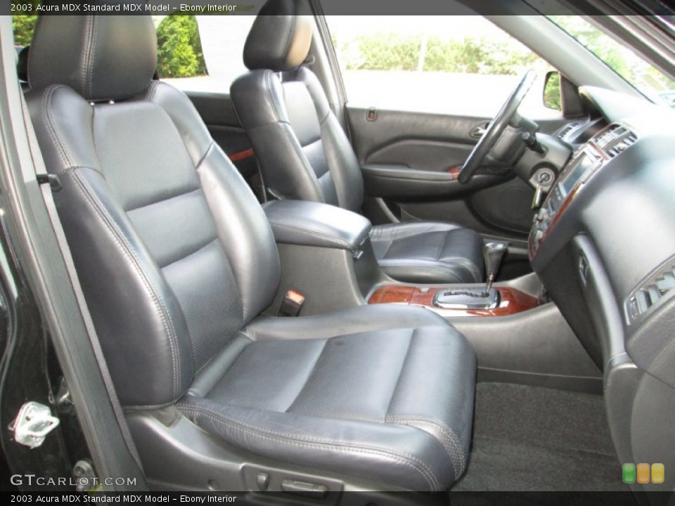 Ebony Interior Front Seat for the 2003 Acura MDX  #83640052