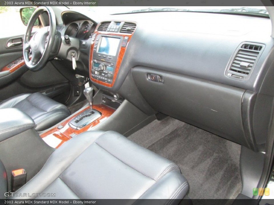 Ebony Interior Dashboard for the 2003 Acura MDX  #83640115