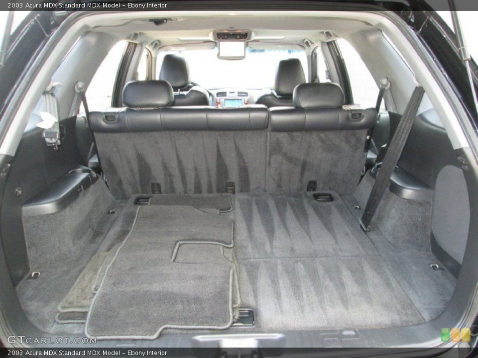 Ebony Interior Trunk for the 2003 Acura MDX  #83640235