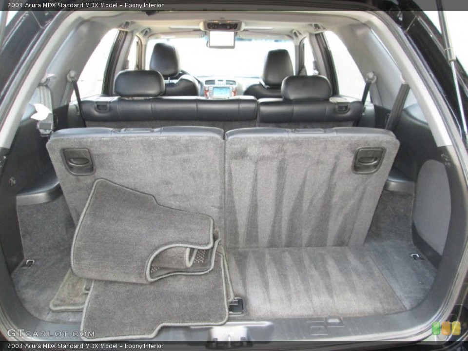 Ebony Interior Trunk for the 2003 Acura MDX  #83640259