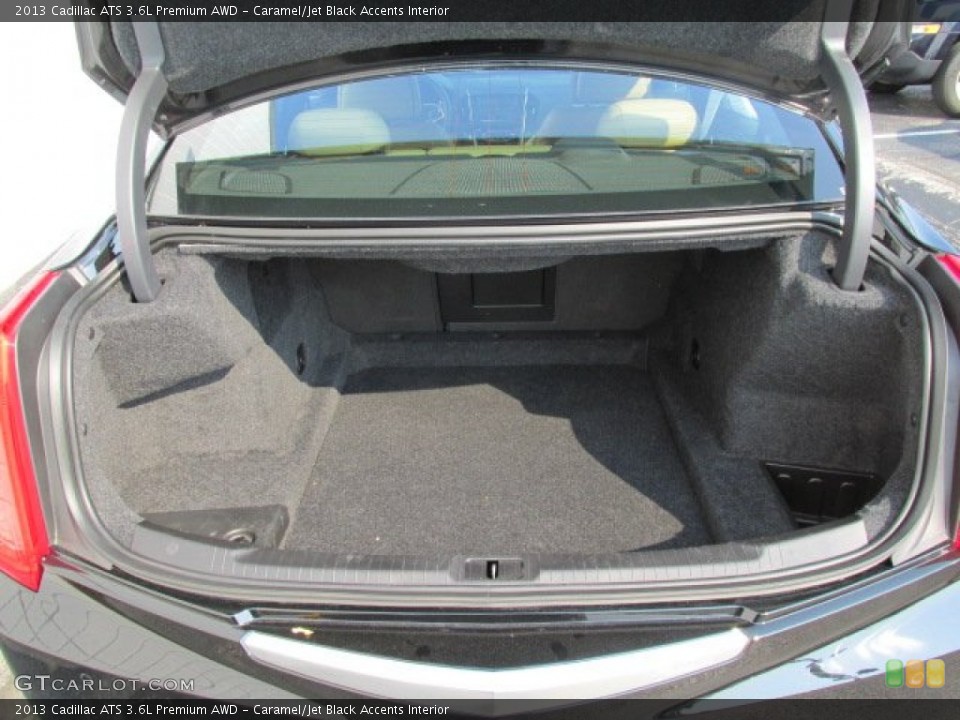 Caramel/Jet Black Accents Interior Trunk for the 2013 Cadillac ATS 3.6L Premium AWD #83642782