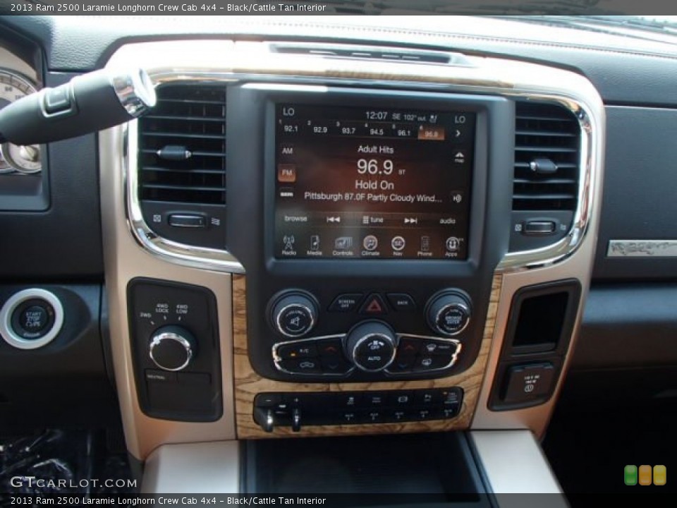 Black Cattle Tan Interior Controls For The 2013 Ram 2500
